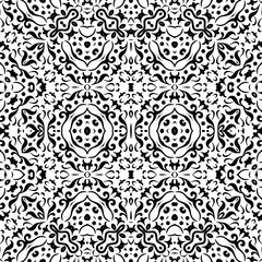 Abstract seamless outline pattern
