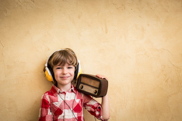 Retro music concept