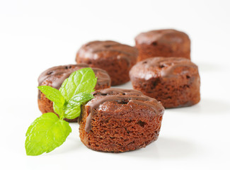 Mini chocolate cakes