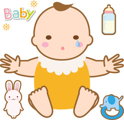 赤ちゃん　抱っこして