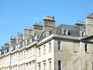 Fototapeta na wymiar Häuser in Bath