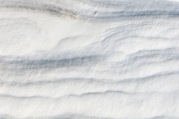 texture with snow dunes