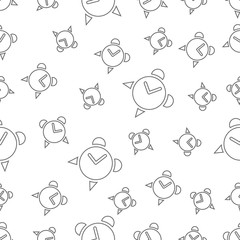 seamless pattern with clock