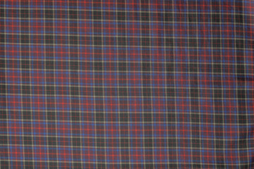 Blue and Purple Plaid Cloth Shot in Studio