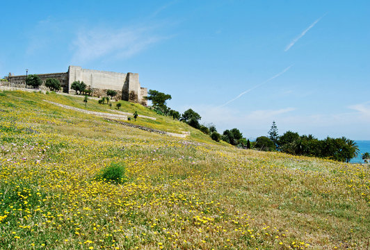 Castillo de Sohail, Fuengirola, Málaga, paisaje