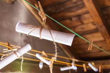 Short stories on the clothesline