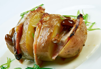 Potato Skins with Cheese