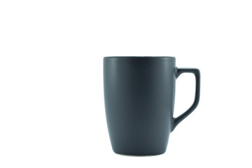 green cup isolated on white background