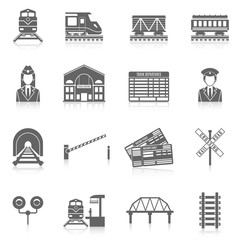 Railway Icon Set