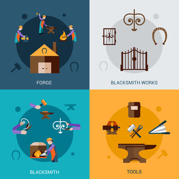 Blacksmith Design Concept Set