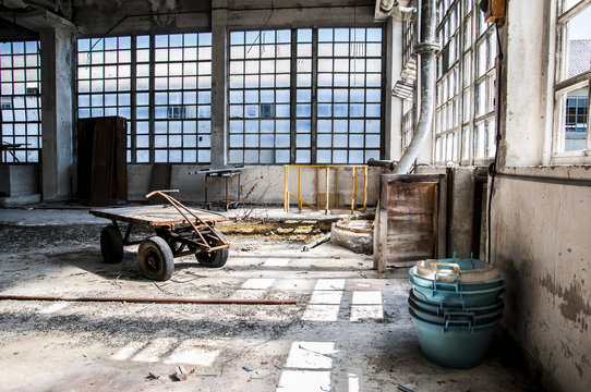 Abandoned ceramics factory.