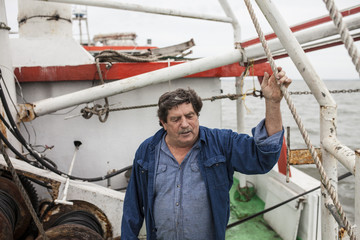 Commercial fishing boat captain