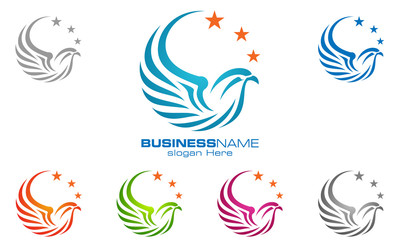 eagle, hawk, phoenix, vector, logo, design,