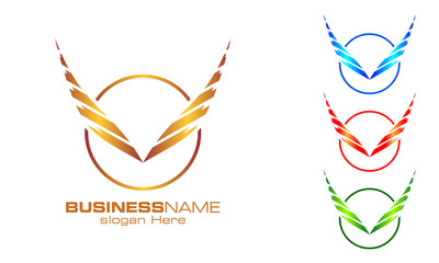 eagle, hawk, phoenix, vector, logo, design,