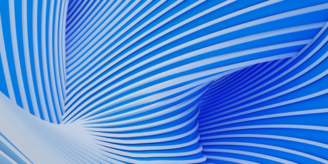Line and texture free form and Blue background