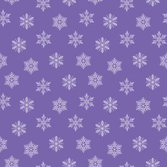 seamless snowflakes pattern