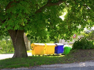 recycling containers