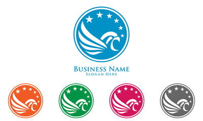 eagle, hawk, phoenix, vector, logo, design,