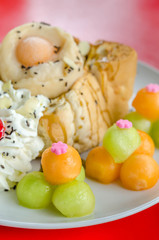 Melon toast