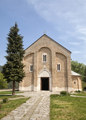 Fototapeta na wymiar Virgin's church of Studenica monastery 