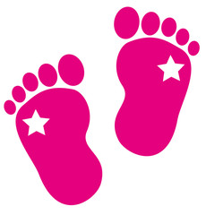 Stern Füße Baby Feet