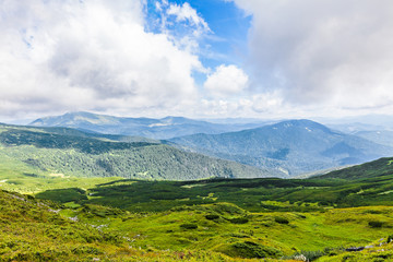 Obraz na płótnie Canvas Montenegrin ridge in Carpathians