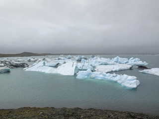 coastal iceberg scenery