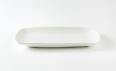 Rectangle white porcelain plate