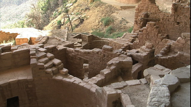 Long House interior WS