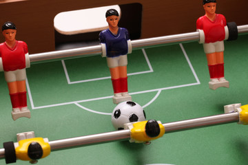 Fototapeta premium football table. foosball arcade