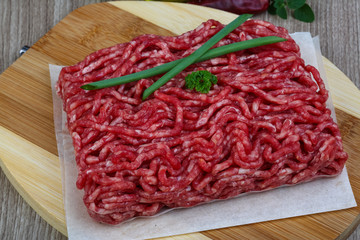 Minced beef meat