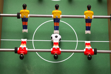 football table. foosball arcade