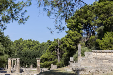 Olympia, birthplace of the Olympic games, in Greece.