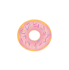 Obraz premium sweet donut vector illustration