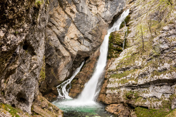 Obraz premium Savica waterfall