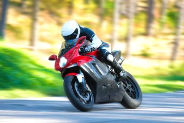 Foto op Canvas Motorcycle rider © sergio37_120