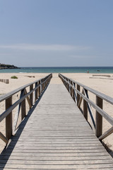 Hermosas playas de la costa de Tarifa en Andalucía