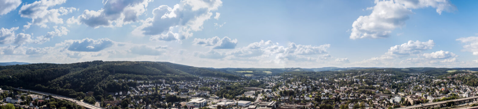 siegen city panorama germany