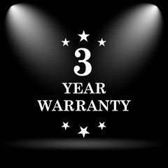 3 year warranty icon