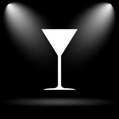 Martini glass icon