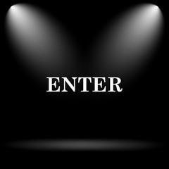Obraz premium Enter icon