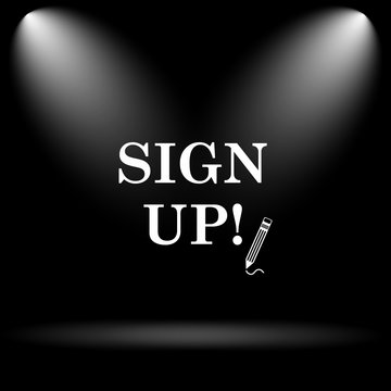 Sign up icon