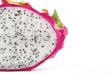 Dragon Fruit on white background