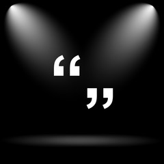 Quotation marks icon