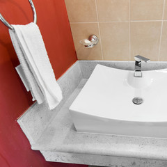 Fototapeta premium Faucet in bathroom