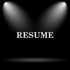 Resume icon
