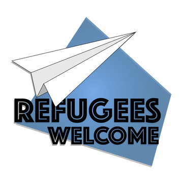 Refugees Welcome Grafik