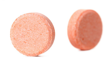 Tablet pill , isolated on white background