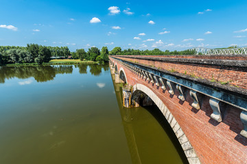 Canal de Garonne in Moissac, France
