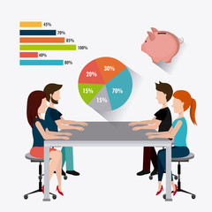 Business, money  and human resources